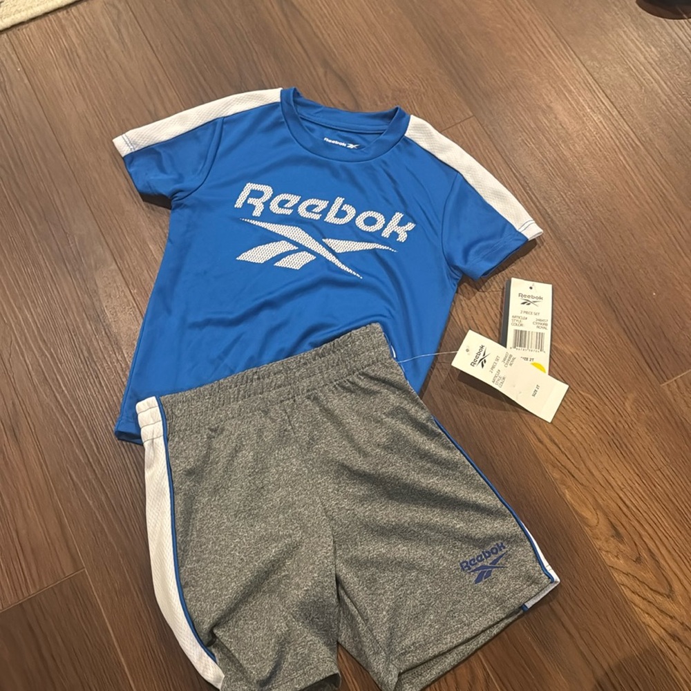 Reebok matching set toddler 2t boys new with tags